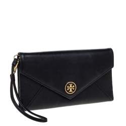 مملوكة مسبقًا حقيبة يد توري بورش روبنسون جلد سوداء