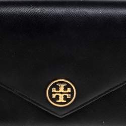 مملوكة مسبقًا حقيبة يد توري بورش روبنسون جلد سوداء