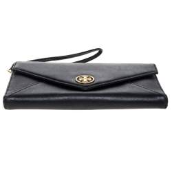 مملوكة مسبقًا حقيبة يد توري بورش روبنسون جلد سوداء