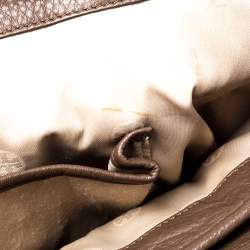 Tory Burch Brown/Beige Leather Shopper Tote