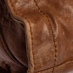 مملوكة مسبقًا Tory Burch Tan Leather Louisa Shoulder Bag