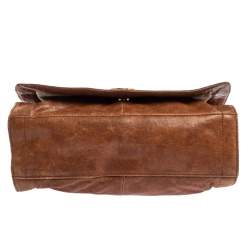 مملوكة مسبقًا Tory Burch Tan Leather Louisa Shoulder Bag