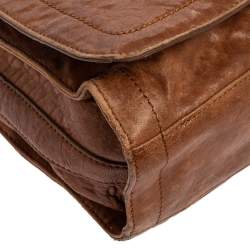 مملوكة مسبقًا Tory Burch Tan Leather Louisa Shoulder Bag