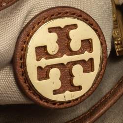 مملوكة مسبقًا Tory Burch Tan Leather Louisa Shoulder Bag