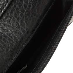 Pre Owned Tory Burch Black Leather Robinson Card Holder
