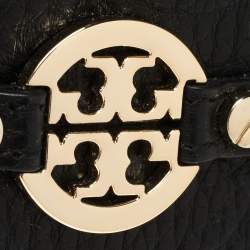 Pre Owned Tory Burch Black Leather Robinson Card Holder