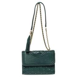 Tory burch cheap fleming green