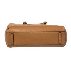 Pre Owned Tory Burch Brown Leather Micro Robinson Tote