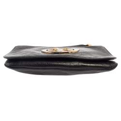 Pre Owned حقيبة كروس توري برش ريفا جلد سوداء 