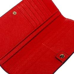 Pre Owned Tory Burch Blue Leather Robinson Wallet