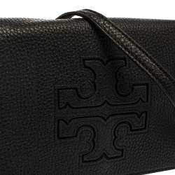 Pre Owned Tory Burch Black Harper Crossbody Bag
