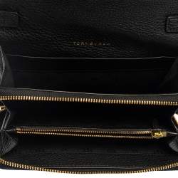 Pre Owned Tory Burch Black Harper Crossbody Bag