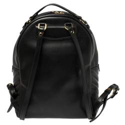 مملوكة مسبقًا Tory Burch Black Quilted Leather Kira Backpack