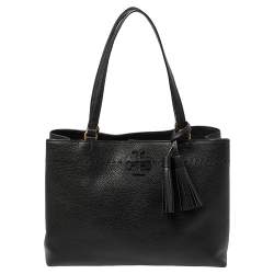 Tory burch mcgraw tote cheap black