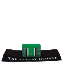 مملوكة مسبقًا حافظة بطاقات تورى برش كيرا كانفاس مقوى خضراء 