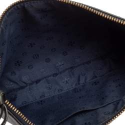 Pre Owned Tory Burch Black Leather Kira Tassel Crossbody Bag