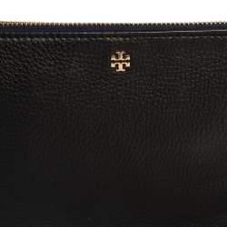 Pre Owned Tory Burch Black Leather Kira Tassel Crossbody Bag