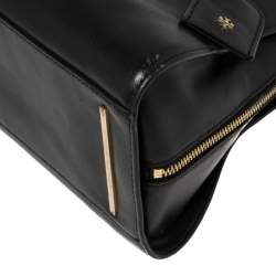 Pre Owned Tory Burch Black Leather Robinson Satchel