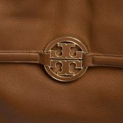 Tory Burch Tan Leather Large Amanda Hobo