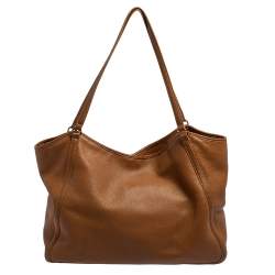 Tory Burch Tan Leather Large Amanda Hobo