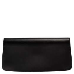 مملوكة مسبقًا Tory Burch Black Leather Diana Flap Clutch