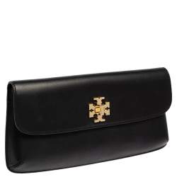 مملوكة مسبقًا Tory Burch Black Leather Diana Flap Clutch