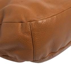 Pre Owned Tory Burch Tan Leather Marion Hobo