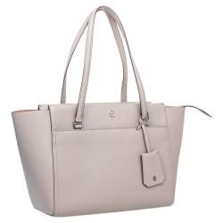 Tory Burch Grey Leather Small Parker Tote Tory Burch | TLC