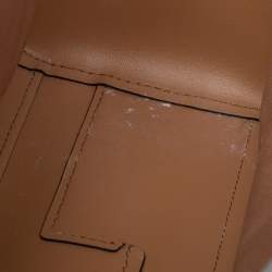 Pre Owned Tory Burch Grey Leather Small Parker Tote