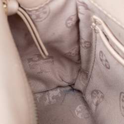 مملوكة مسبقًا حقيبة كتف توري برش فليمينغ جلد وردي متوسطة