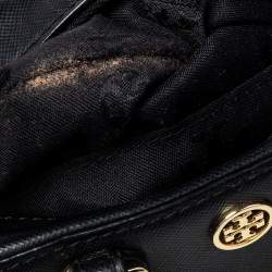 Pre Owned Tory Burch Black Leather Robinson Crossbody Bag