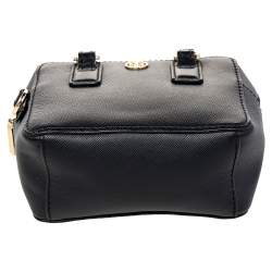 Pre Owned Tory Burch Black Leather Robinson Crossbody Bag