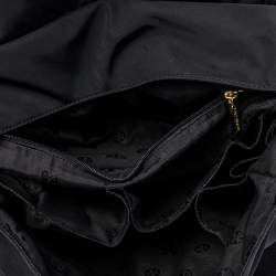Pre Owned Tory Burch Black Nylon and Leather Messenger Bag