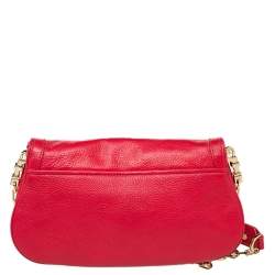 مملوكة مسبقًا Tory Burch Red Leather Britten Crossbody Bag