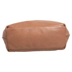 Pre Owned حقيبة يد توتس توري برش ثيا جلد بني كبيرة