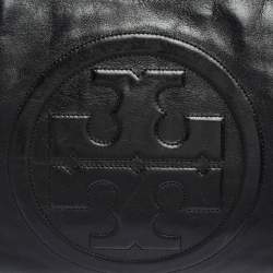 مملوكة مسبقًا Tory Burch Black Leather Bombe Tote