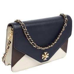 Pre Owned Tory Burch Multicolor Leather Kira Shoulder Bag