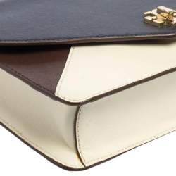 Pre Owned Tory Burch Multicolor Leather Kira Shoulder Bag