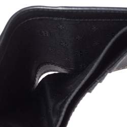 Pre Owned Tory Burch Black Leather Robinson Bifold Wallet