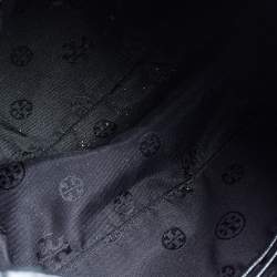 Pre Owned Tory Burch Black Leather Hobo