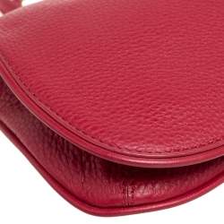 Pre Owned Tory Burch Red Leather Britten Shoulder Bag