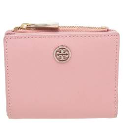 Tory Burch Pink Leather Bifold Robison Wallet Tory Burch | TLC