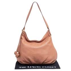 Pre Owned Tory Burch Tan Leather Thea Hobo