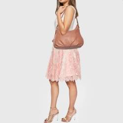 Pre Owned Tory Burch Tan Leather Thea Hobo