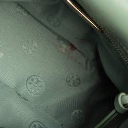 Pre Owned Tory Burch Mint Green Leather Medium Fleming Shoulder Bag