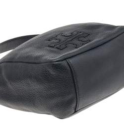 Pre Owned Tory Burch Black Leather Harper Hobo