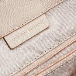 مملوكة مسبقًا Tory Burch Pink Leather Large York Buckle Tote