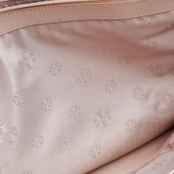 مملوكة مسبقًا Tory Burch Pink Leather Large York Buckle Tote