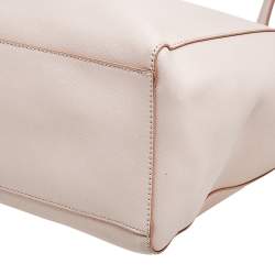 مملوكة مسبقًا Tory Burch Pink Leather Large York Buckle Tote