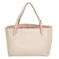 مملوكة مسبقًا Tory Burch Pink Leather Large York Buckle Tote